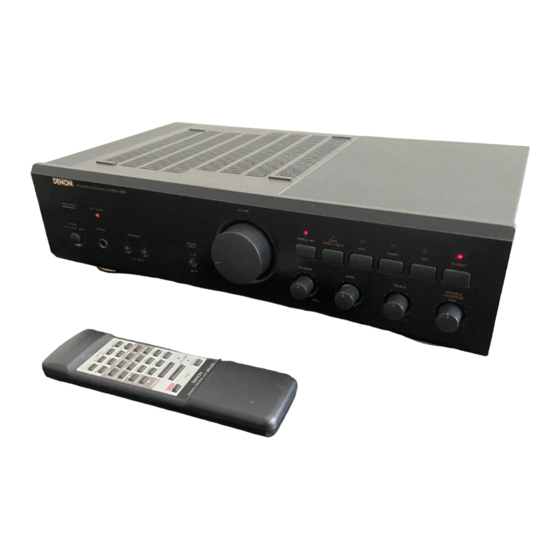 Denon PMA-495R Bedienungsanleitung