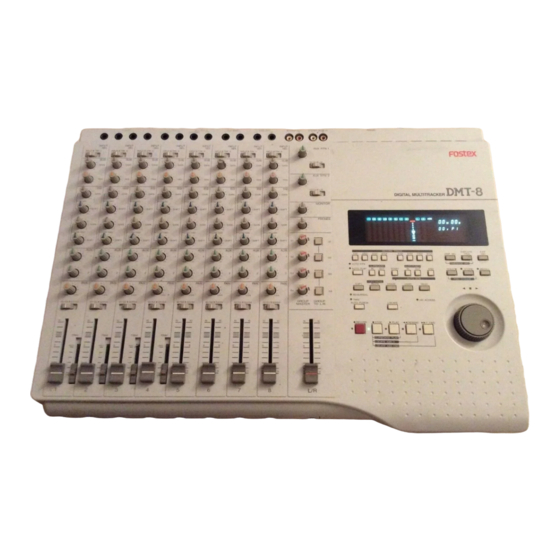 Fostex DMT-8 Supplement Owner's Manual