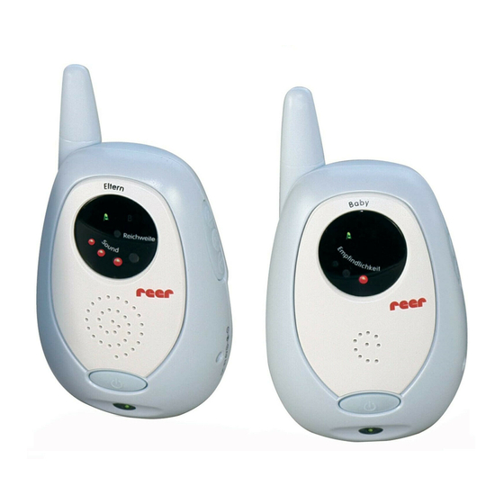 User Manuals: Reer 3004 BABYPHON MIDI Baby Monitor