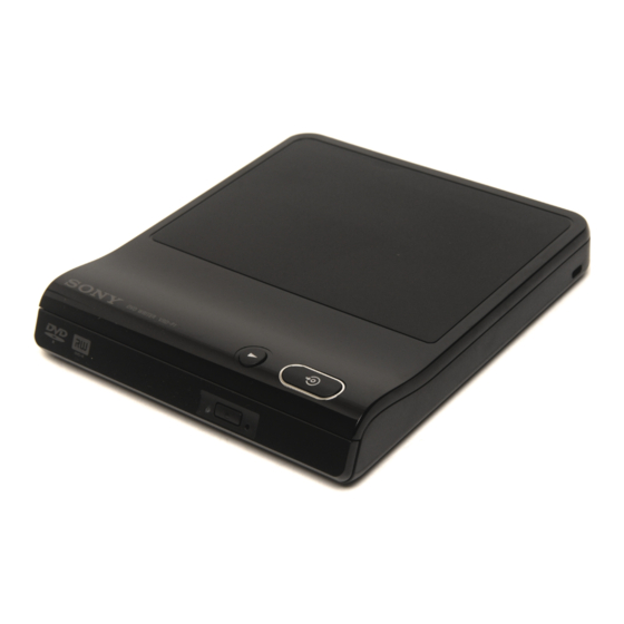 Sony DVDirect Express VRD-P1 Operating Instructions Manual