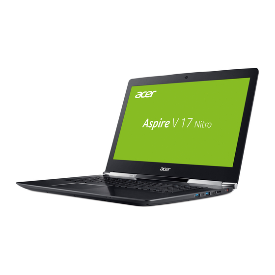 Acer Aspire V17 Nitro Manuals