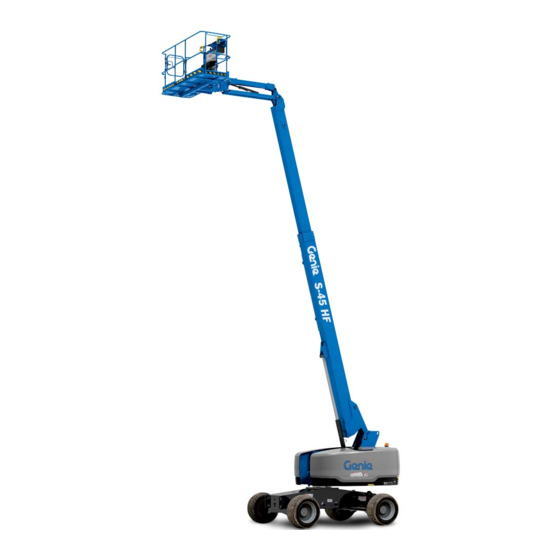 Genie S Series Operator's Manual Supplement
