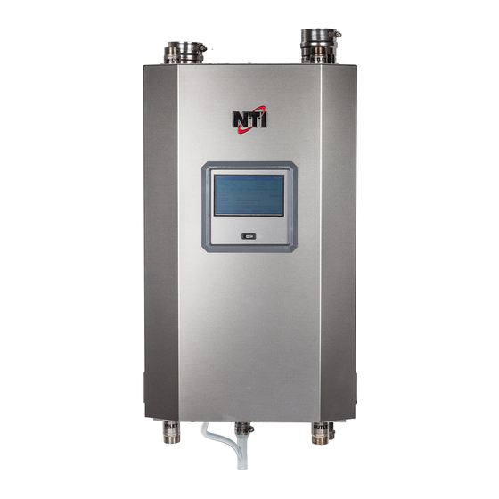 NTI Trinity Tft60 Installation And Operation Instructions For