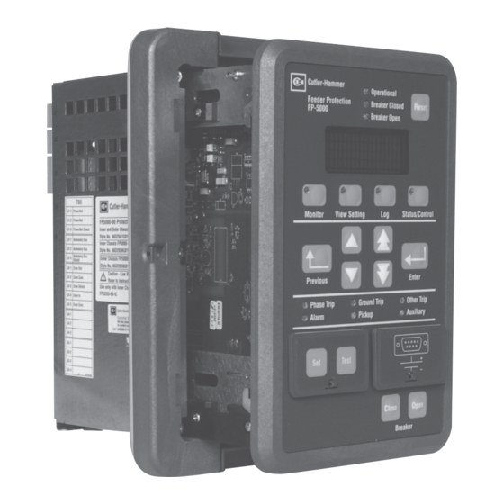 Eaton Cutler-Hammer FP 5000 Instruction Leaflet