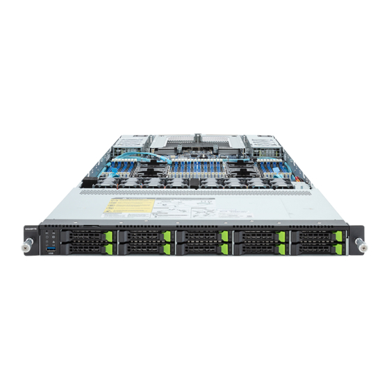 Gigabyte R183-S94-AAC1 Rack Server Manuals