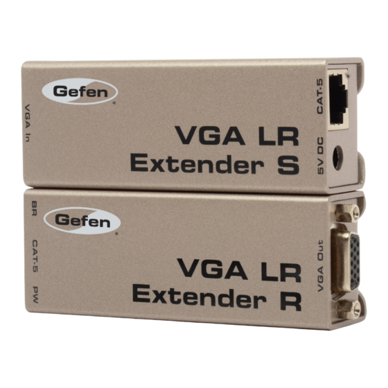 Gefen EXT-VGA-141LR User Manual