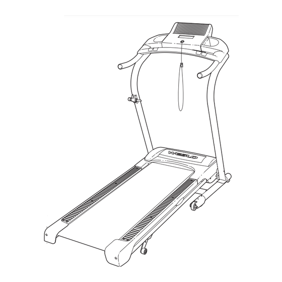 Weslo Cadence S6 Treadmill Instrukcja Obsługi Manual