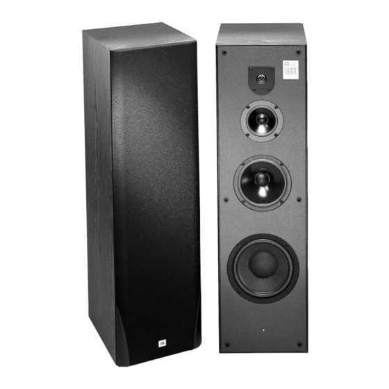 JBL TLX271P Simple Setup Manual