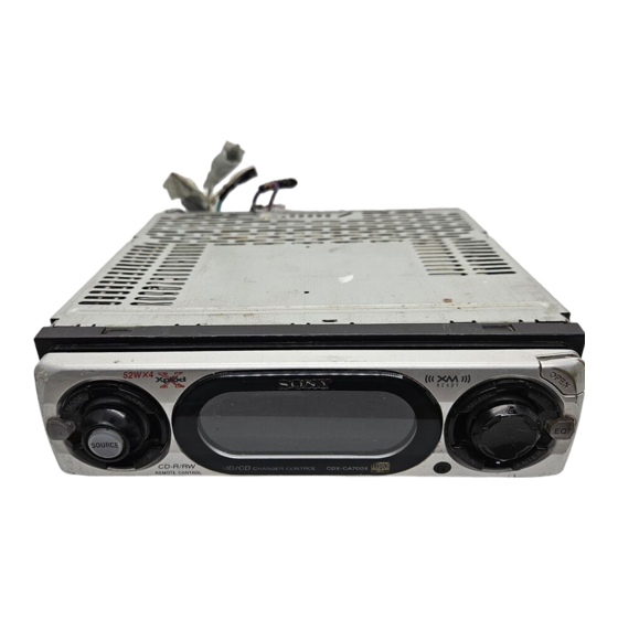 Sony CDX-CA700 Service Manual