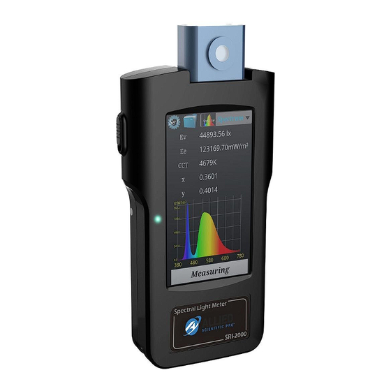 Allied SRI-2000-UV User Manual