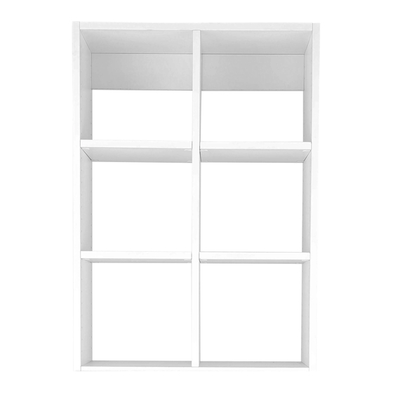 Modular Closets Cubby Insert 18" Assembly And Installation Instructions