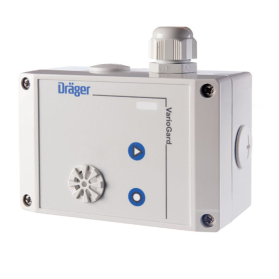 Dräger VarioGard 2300 Instructions For Use Manual