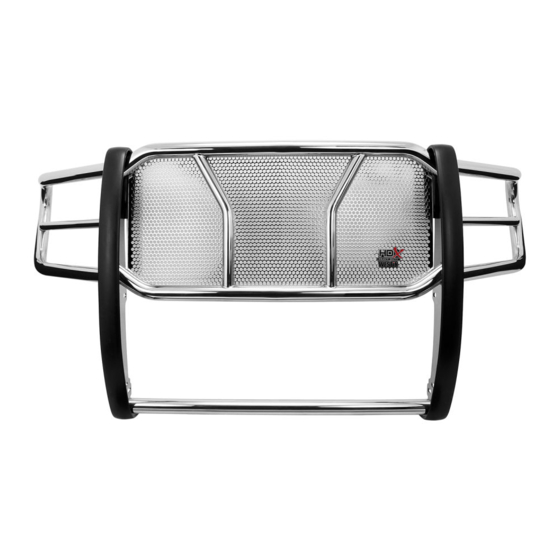 Westin HDX GRILLE GUARD Instructions