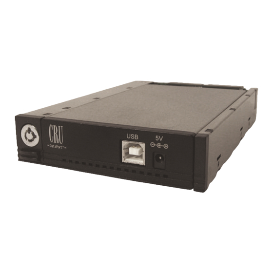 CRU Dataport DataPort 25 Enhanced Carrier Install Manual