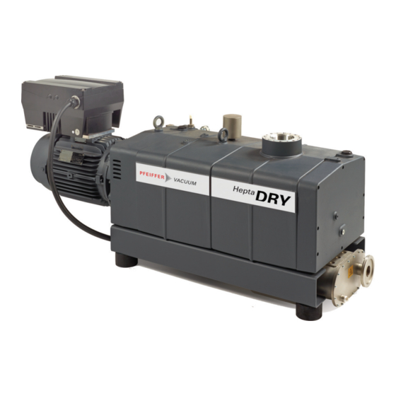 Pfeiffer Vacuum HEPTA 950 L Operating Instructions Manual