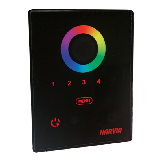Harvia Xenio RGBW CX002RGBW Manuals
