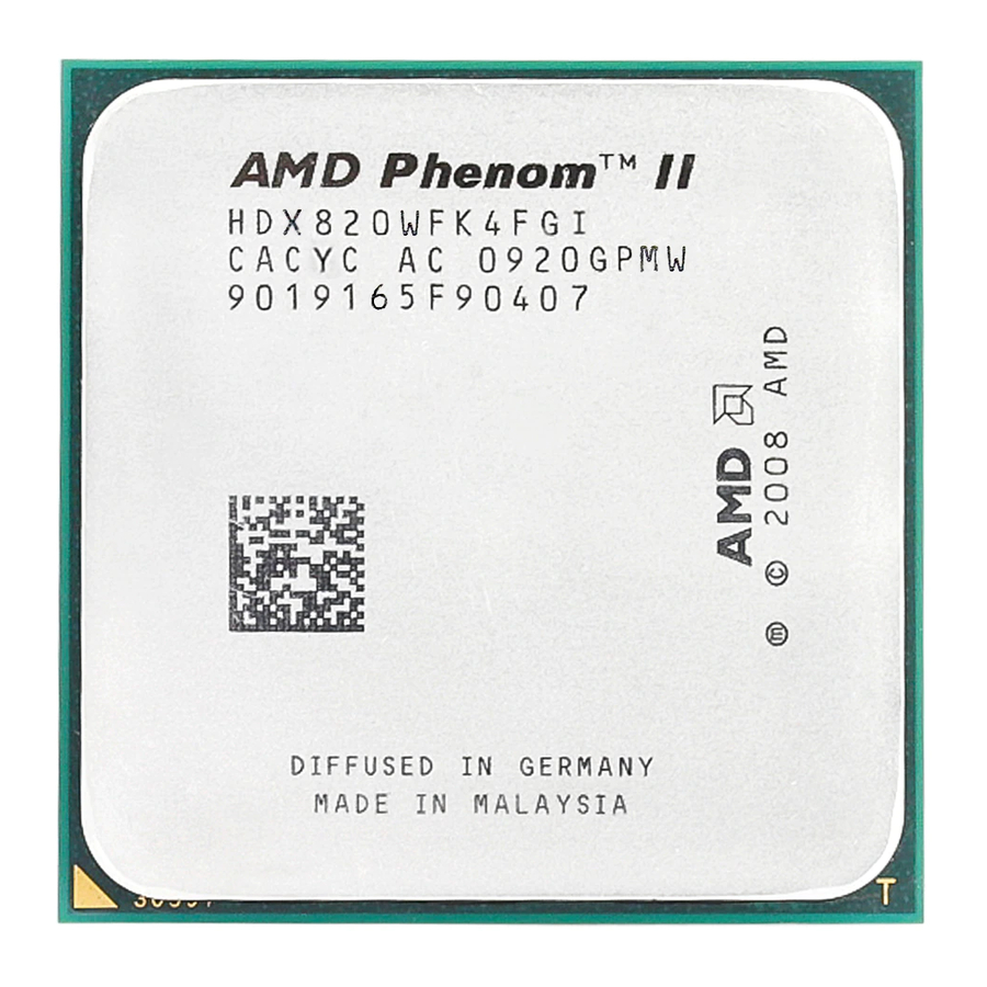 AMD PHENOM II PRODUCT DATA SHEET Pdf Download ManualsLib