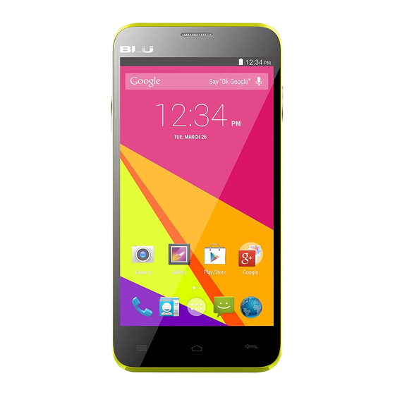 Blu Dash 5.0 User Manual