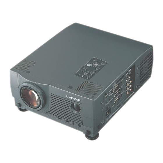 Mitsubishi LVP-X400BU LCD Video Projector Manuals