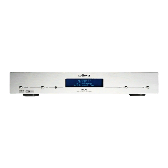 Audionet MAP User Manual