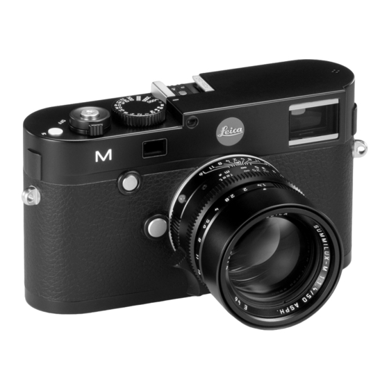 Leica M Instruction Manual