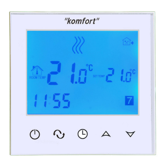 UFH Komfort Touch+ Manual