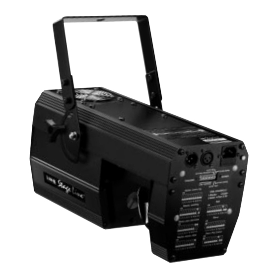 Stageline SCAN-150 Instruction Manual
