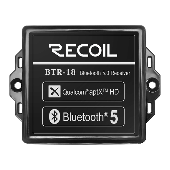 Edge Wireless BTR-18 Manual