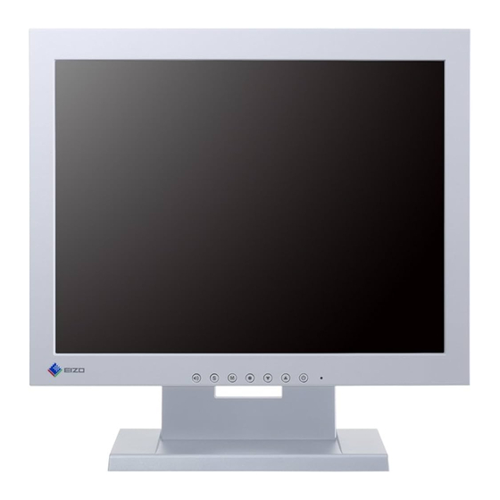 Eizo DuraVision FDX1521T Setup Manual