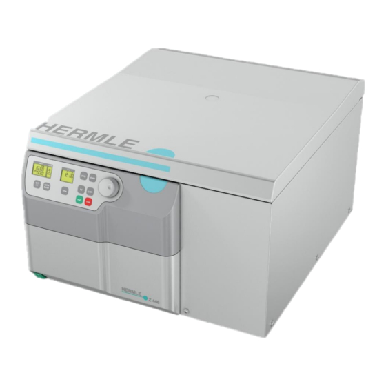Hermle Z 446 User Manual