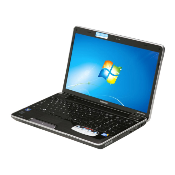 Toshiba Satellite A500 User Manual