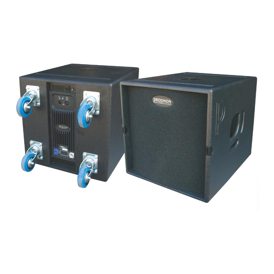 PROPHON B18HPA Instruction Manual