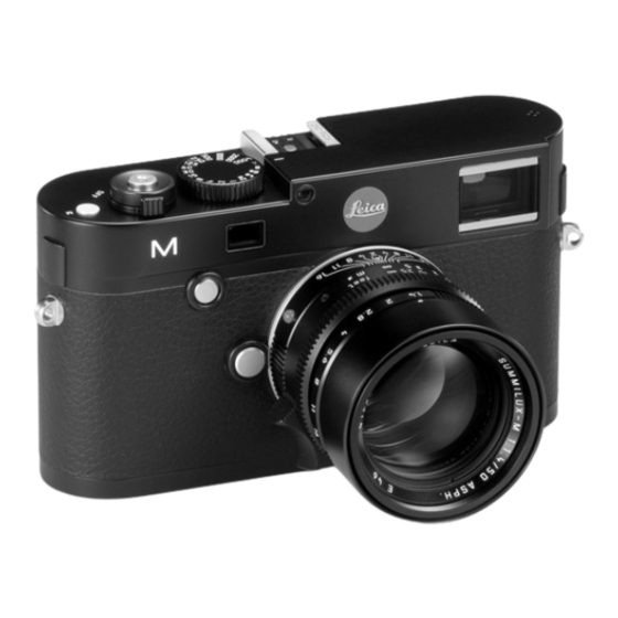 Leica M Instruction Manual
