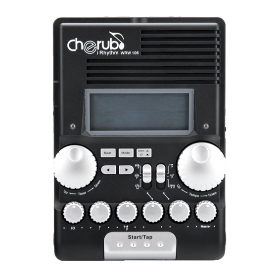 Cherub WRW-106 I Rhytm User Manual