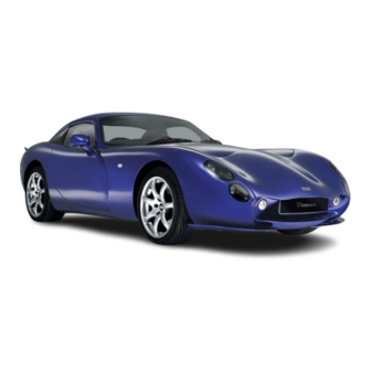 TVR Tuscan Owner's Handbook Manual