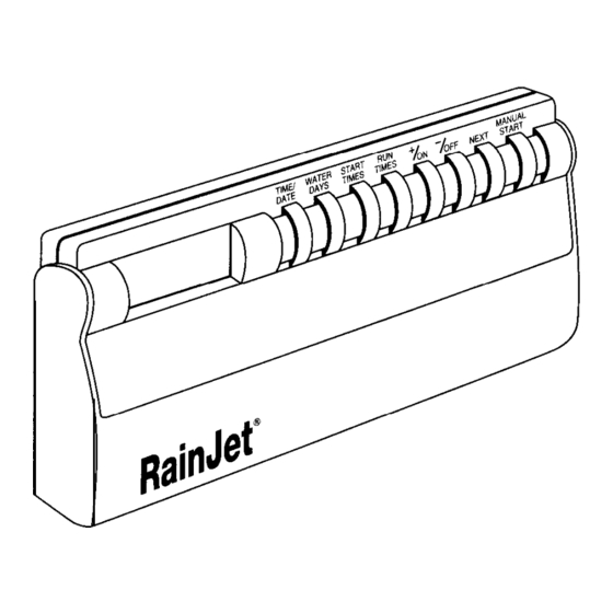 RainJet RJ6 Operation Manual