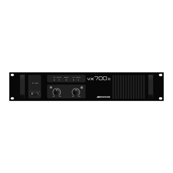 JB Systems VX 200-II Operation Manual