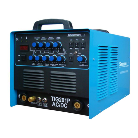 SHERMAN-profi TIG 201P AC / DC User Manual
