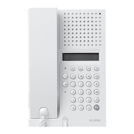 SSS Siedle TI 611-0 Product Information