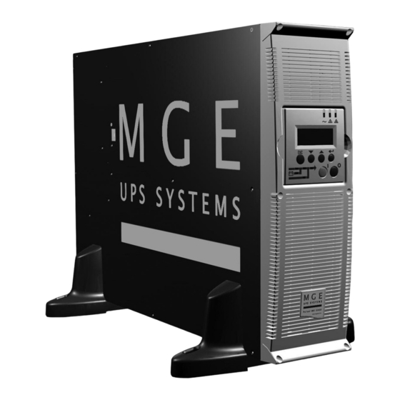 MGE UPS Systems Pulsar MX ModularEasy Manuals