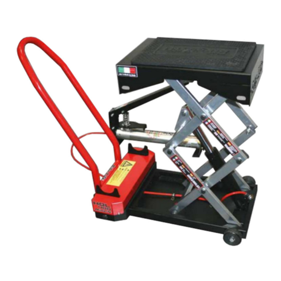 Bike-Lift HQL 400 Use And Maintenance Manual