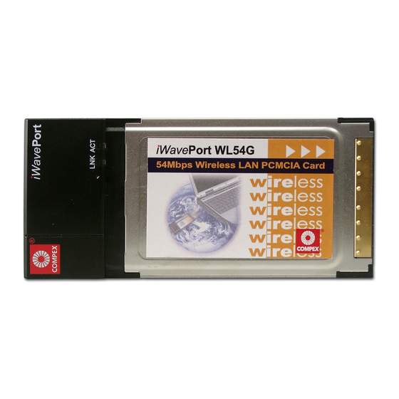 Compex WL54G User Manual