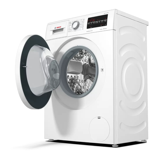 Bosch WLK20260IN Instruction Manual And Installation Instructions