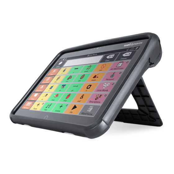 Tobii Dynavox I-110 Getting Started Manual