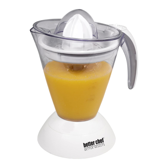 better chef IM-502CJ Quick Start Manual