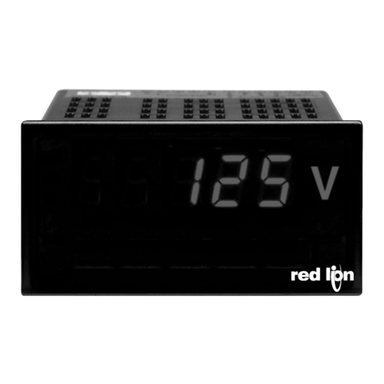 red lion PAX Lite PAXLHV Quick Start Manual
