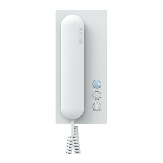 SSS Siedle BTS 850-02 Manual