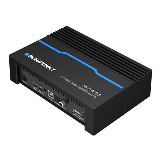 Blaupunkt MPD 460 A Operating And Installation Instructions