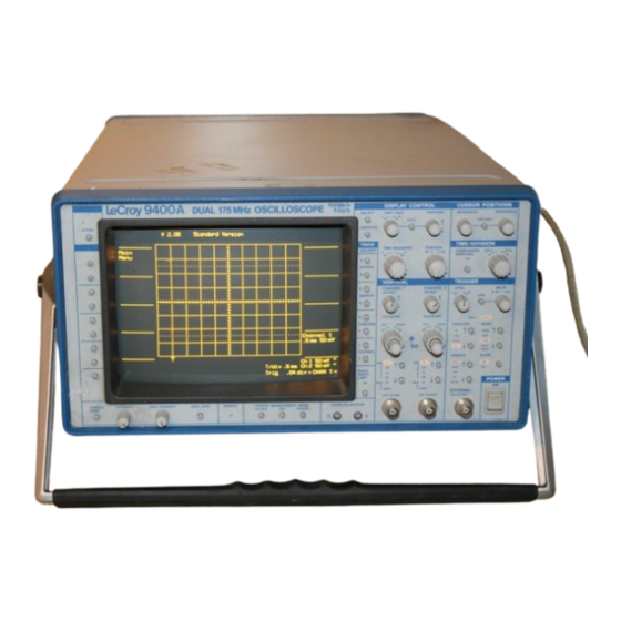 LeCroy 9400A Manual