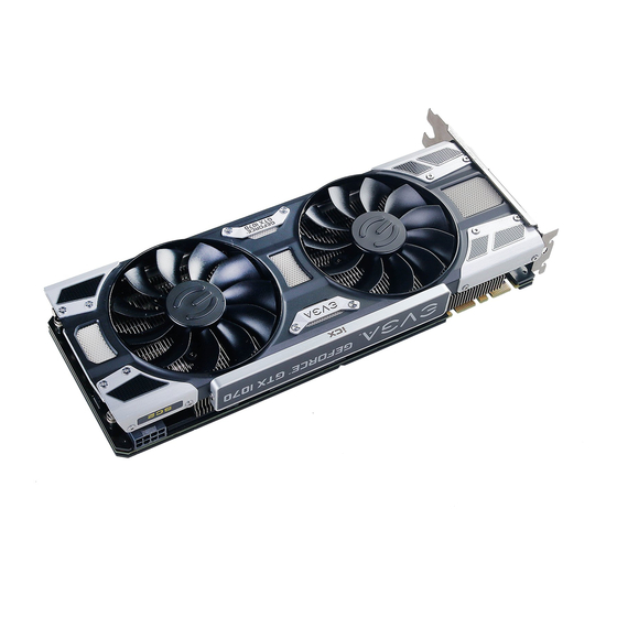 EVGA GeForce GTX 1070 SC2 GAMING User Manual